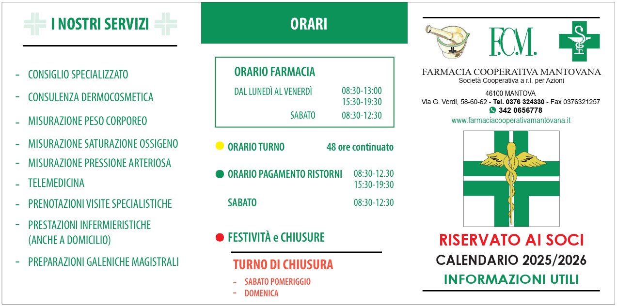 calendario 2025 fronte